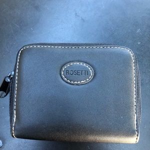 Black leather wallet